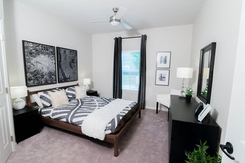 Bedroom at The Villa at River Pointe Apartments, Maumelle, AR, 72113