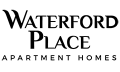 A logo for Waterford Place Apartment Homes.