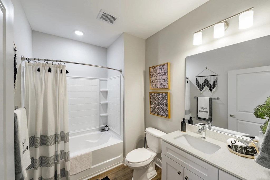 Bathroom With Bathtub at The One at Spartanburg, South Carolina, 29303