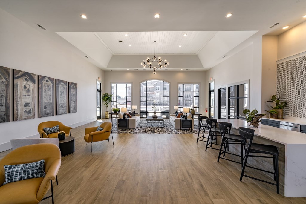 Clubhouse Lounge at The One at Spartanburg, Spartanburg, South Carolina