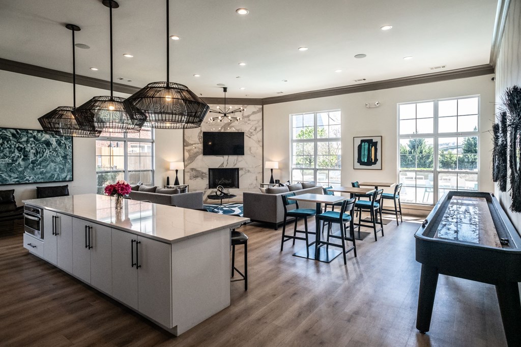 Clubhouse and Kitchen at Grand Island Apartments, Memphis, Tennessee