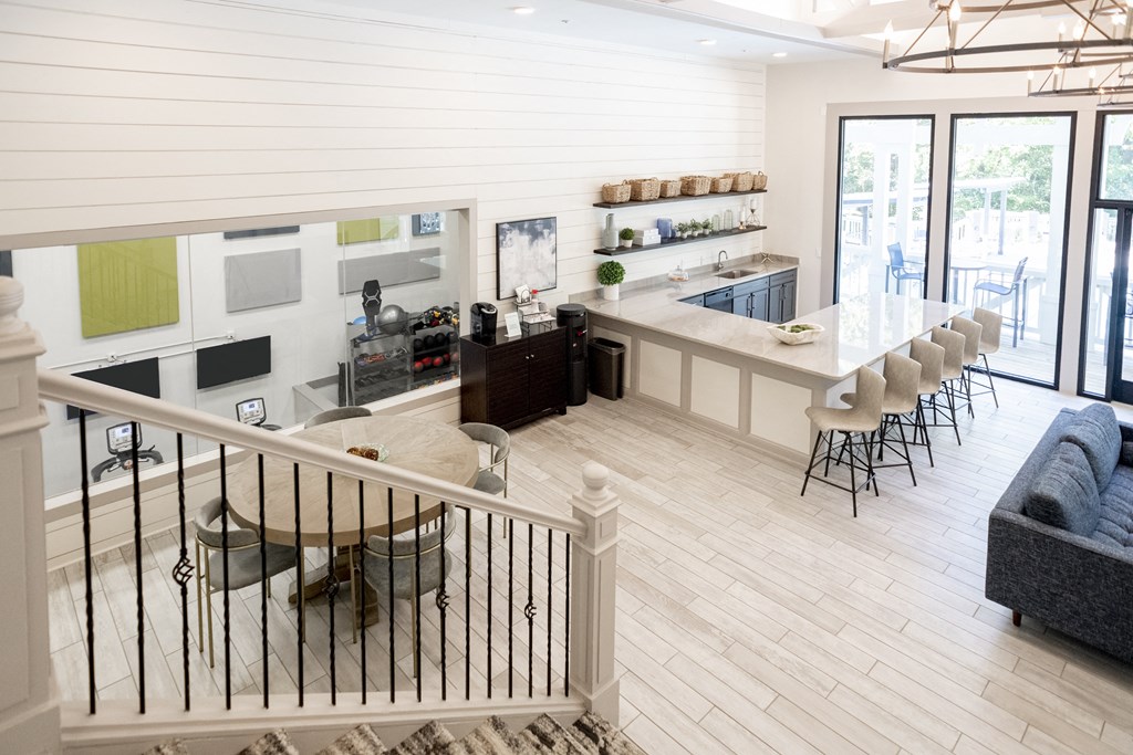Renovated Clubhouse with Kitchen and Ample Seating at Grove Point, Georgia, 30093