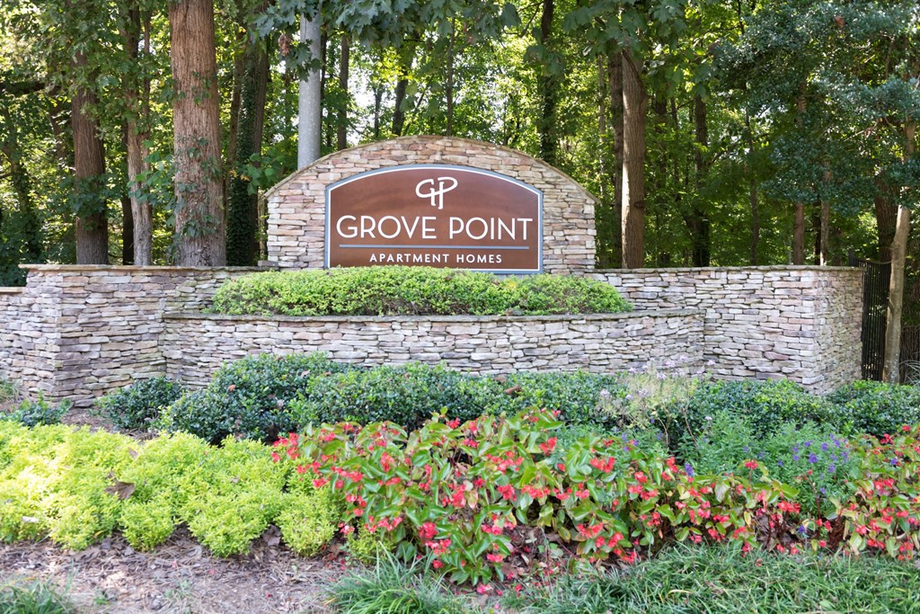 Entrance Sign at Grove Point, Norcross, GA
