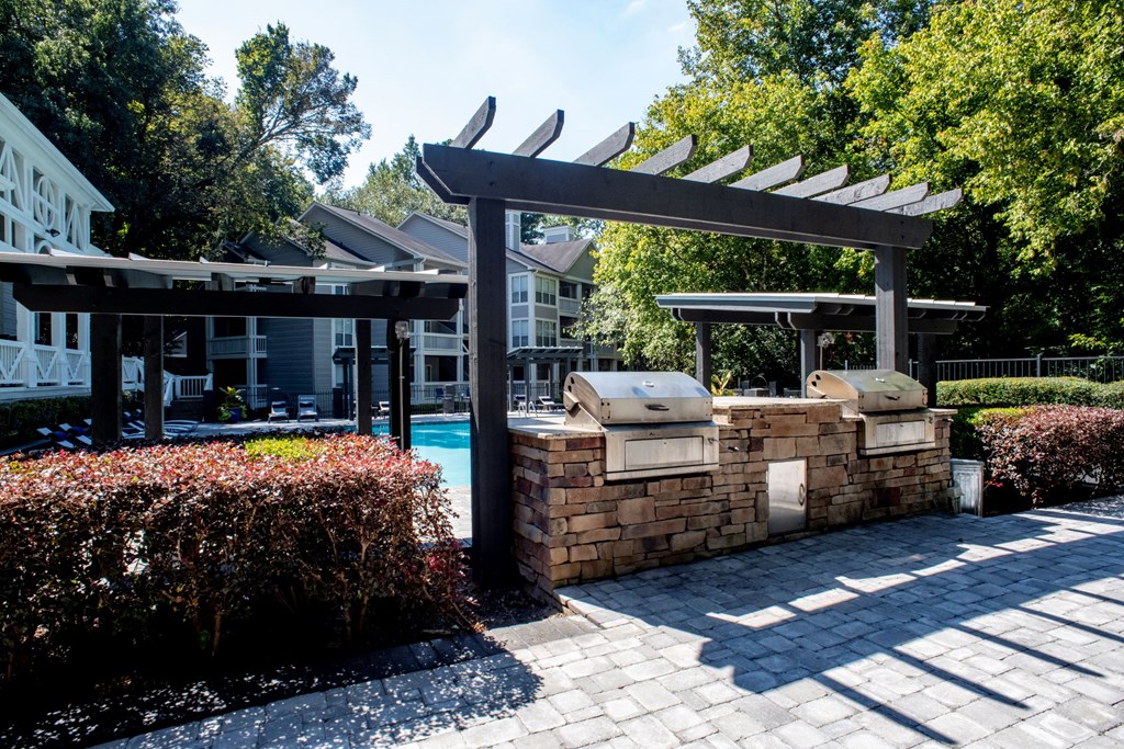 Grills at Pool Area at Grove Point, Norcross, 30093