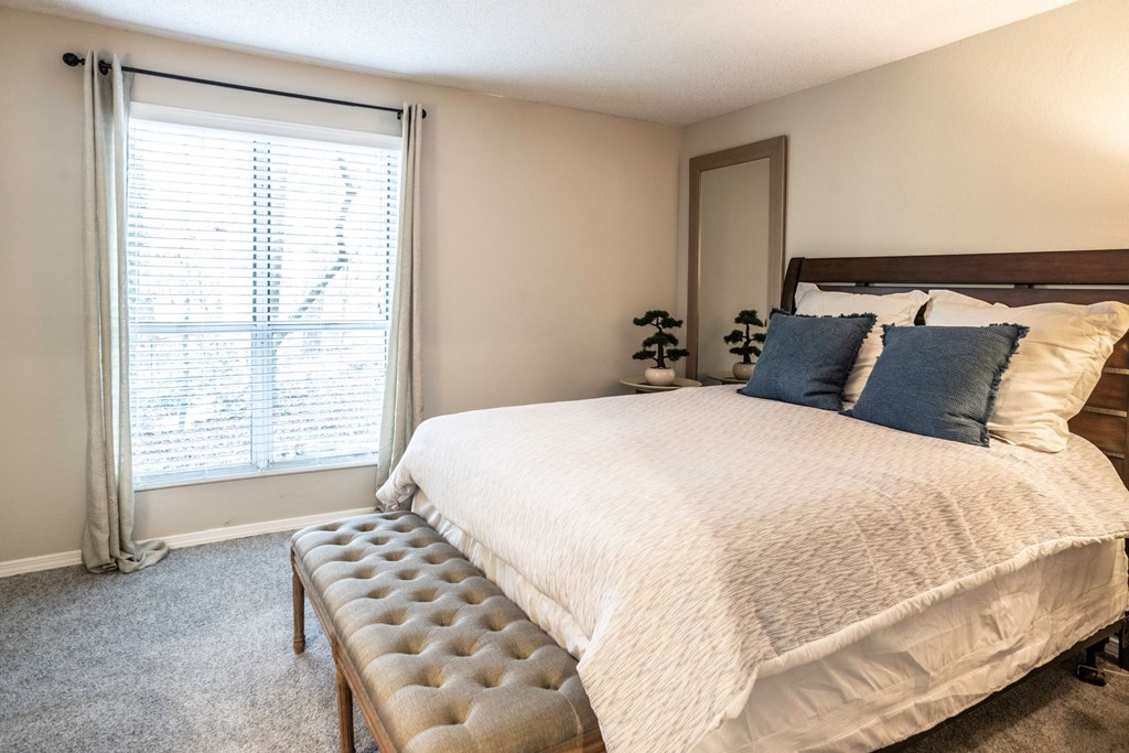 Secondary Bedroom with Large Window at Grove Point, Georgia