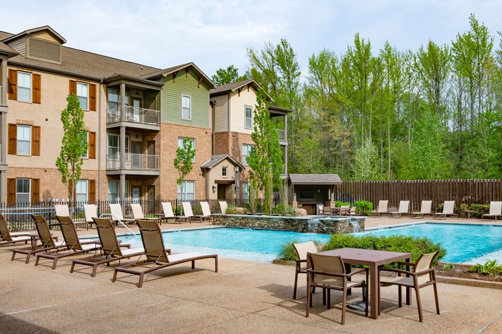 Resort Style Pool and Sundeck located at Hall Creek Apts in Arlington, TN 38002
