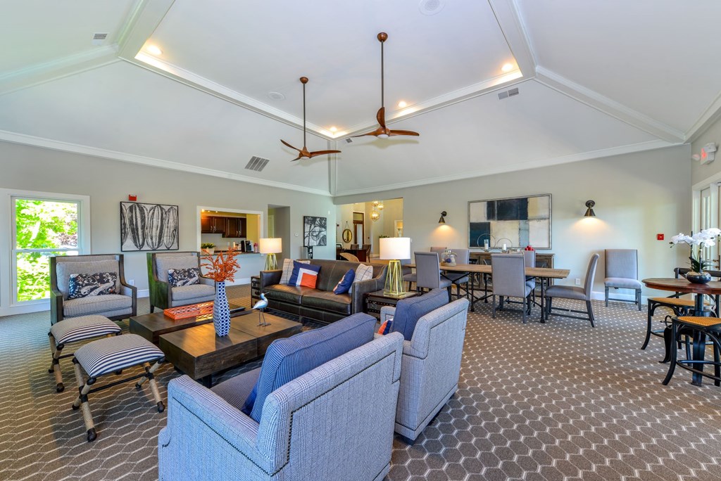 Clubhouse lounge at Hampton Woods, Shawnee, Kansas