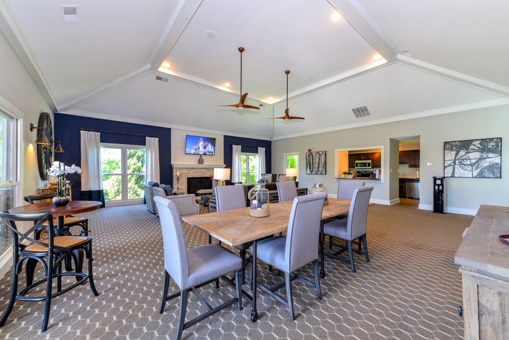 Clubhouse sitting area at Hampton Woods, Shawnee, 66217