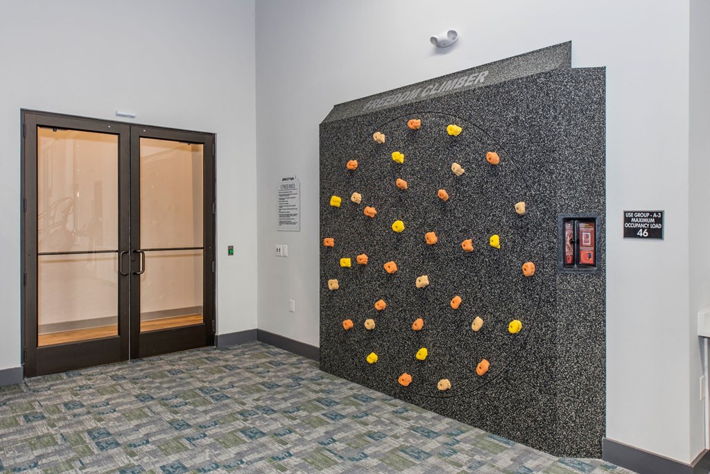 Rocky Climbing Wall  at The Jamestown Apartment Flats, Richmond, VA, 23224