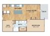 Axis Lofts A1 Floor Plan Axis Lofts A1 Floor Plan at The Residences at Park Place, Kansas, 66211