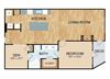Axis Lofts B1 Floor Plan Axis Lofts B1 Floor Plan at The Residences at Park Place, Kansas, 66211