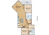 Axis Lofts C1 Floor Plan Axis Lofts C1 Floor Plan at The Residences at Park Place, Leawood, KS, 66211