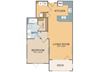 Parkside A1 Floor Plan Parkside A1 Floor Plan at The Residences at Park Place, Leawood, KS
