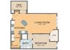Parkside B Floor Plan Parkside B Floor Plan at The Residences at Park Place, Kansas