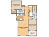 Parkside C2 Floor Plan Parkside C2 Floor Plan at The Residences at Park Place, Leawood, 66211
