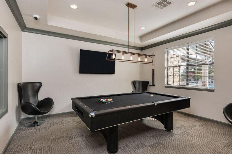 Billiards at Sandstone Creek Apartments , Overland Park, KS