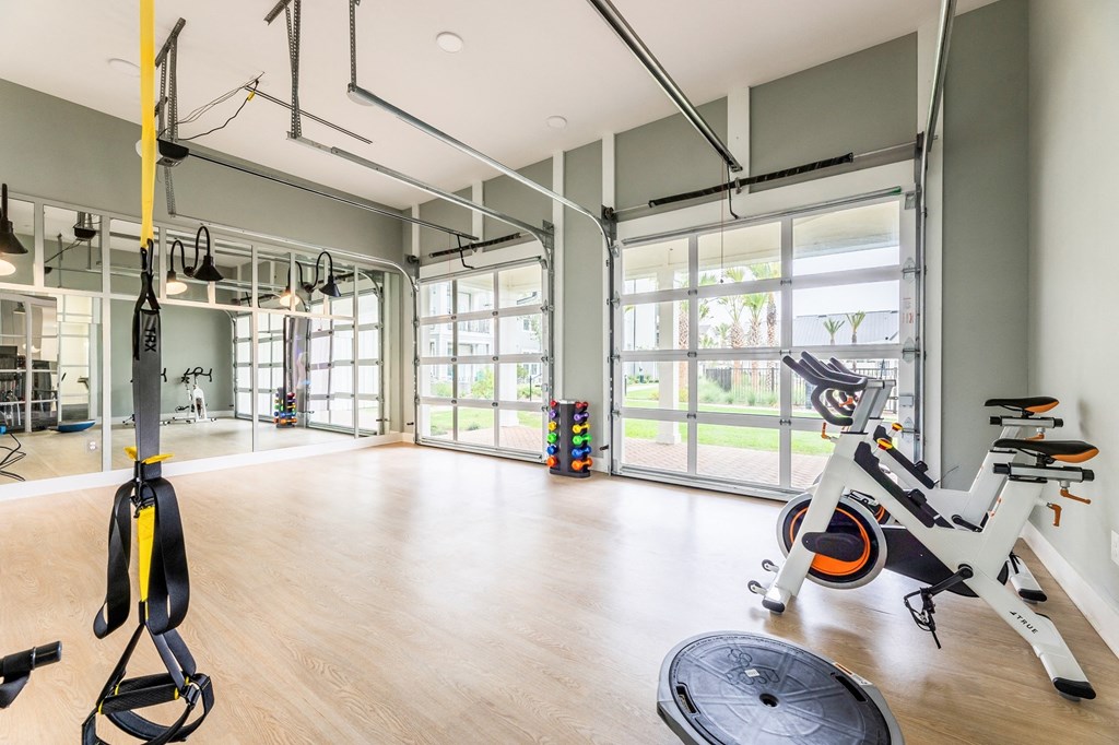 the preserve at ballantyne commons community exercise room at The Livano Kemah, Kemah, TX