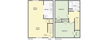 Kiwi 2Bed 1Bath at Kiwi Goji Apartments, Memphis, Tennessee