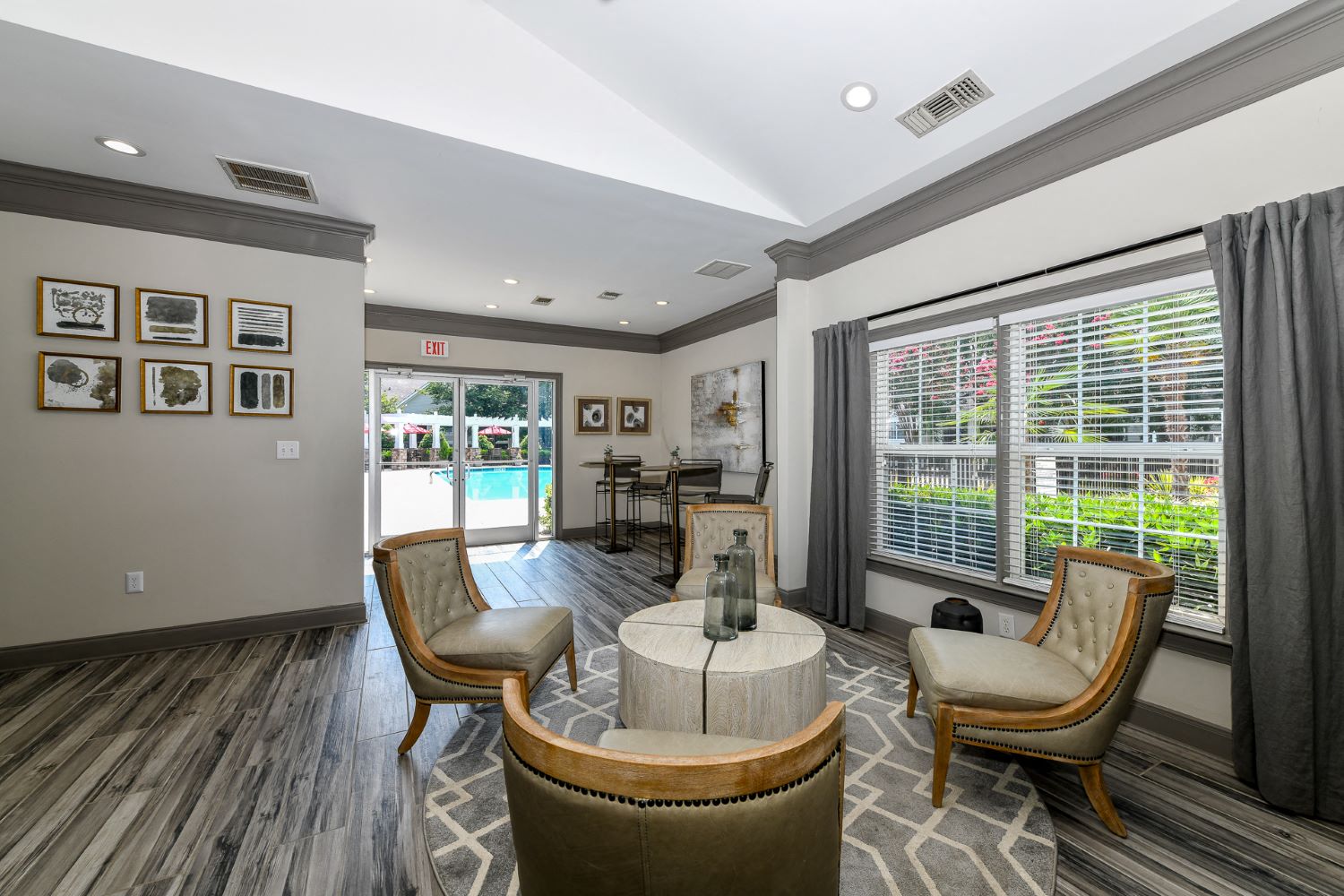 Sitting Area  at Lake Cameron, Apex, North Carolina