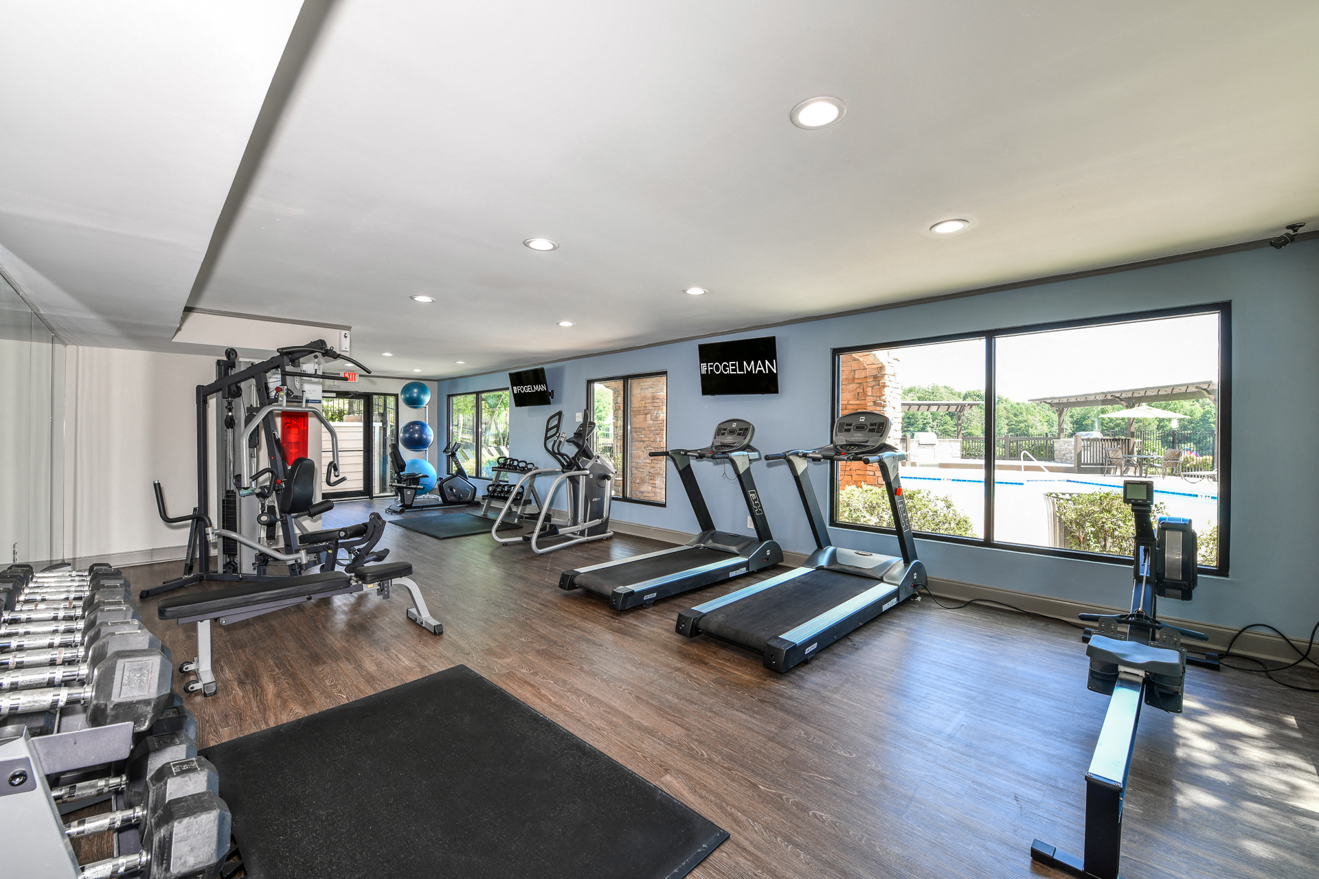 Fitness center at Lakeside at Arbor Place, Georgia