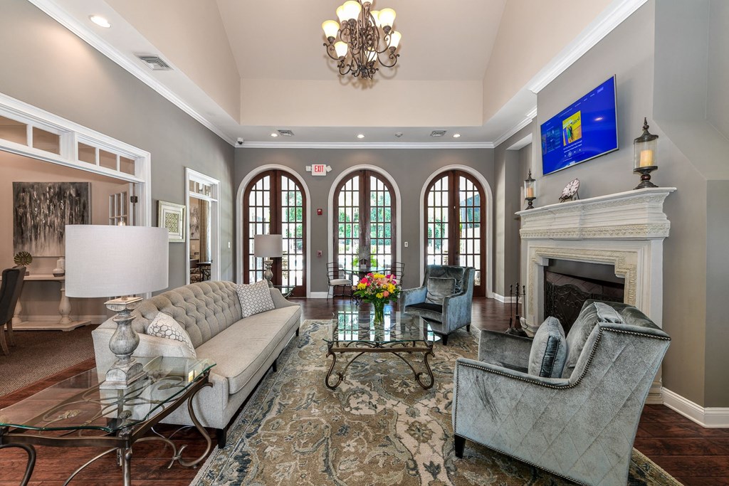 Clubhouse Sitting Area 1  at Legends at Charleston Park Apartments, North Charleston, SC, 29420