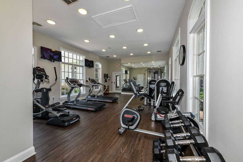 Fitness Center Fitness Center at Legends at Charleston Park Apartments, North Charleston, SC, 29420 - Photo Gallery