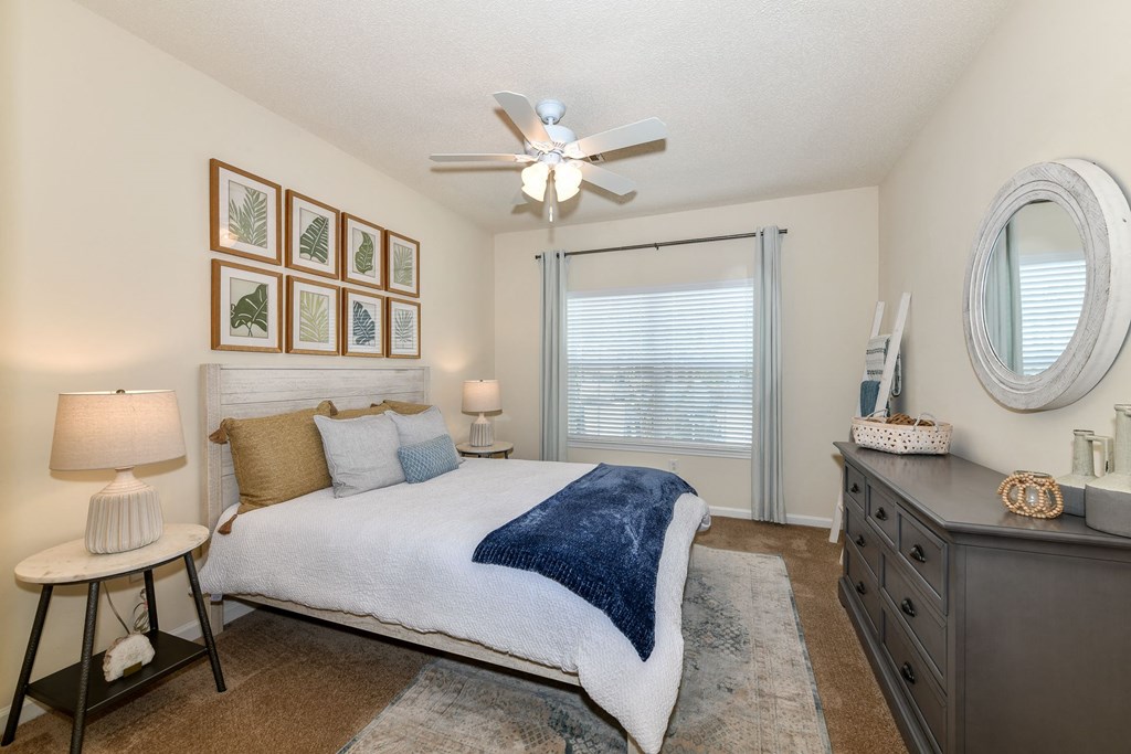 Model Bedroom at Legends at Charleston Park Apartments, North Charleston, SC, 29420