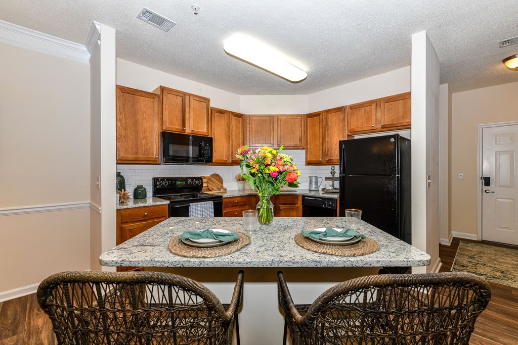 Model Kitchen at Legends at Charleston Park Apartments, North Charleston, SC, 29420