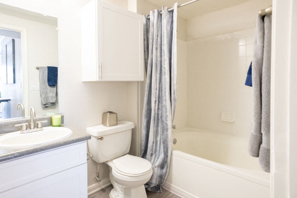 Model bathroom at Lincoln at Wolfchase, Cordova TN 38016