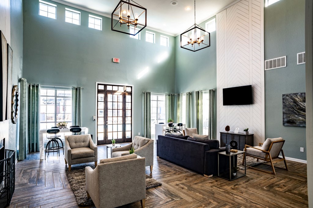 Clubhouse interior at Lincoln at Wolfchase, Cordova TN 38016