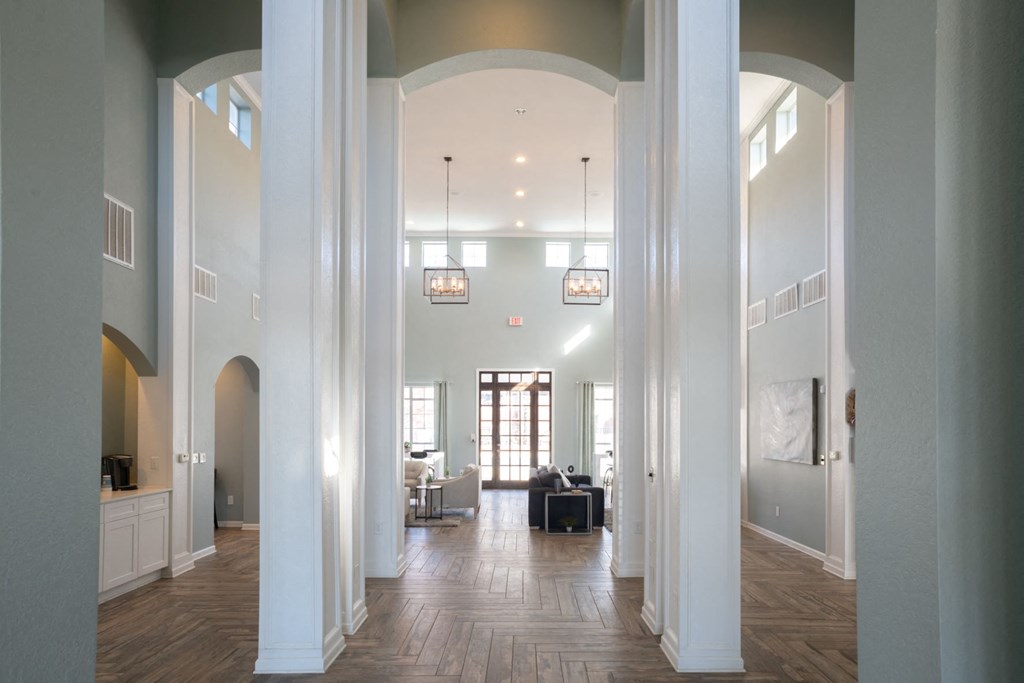 Clubhouse interior entrance  at  Lincoln at Wolfchase, Cordova TN 38016