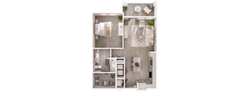 A1 Floor Plan at Livano Pflugerville, Pflugerville, TX, 78660
