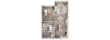 A3 Floor Plan at Livano Pflugerville, Pflugerville, 78660