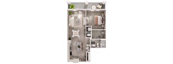A6 Floor Plan at Livano Pflugerville, Texas