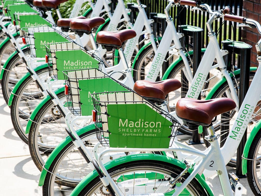 Bike Share at Madison Shelby Farms, Tennessee