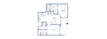 B5 Live Work floor plan at Maitland City Centre, Maitland, FL