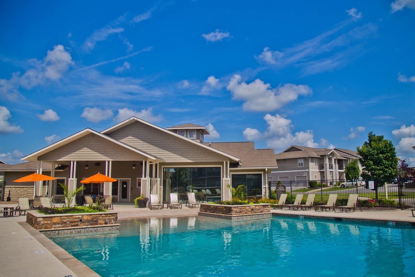 Newly Built Swimming Pool And Lounge at The Manor Homes of Eagle Glen, Raymore, MO, 64083