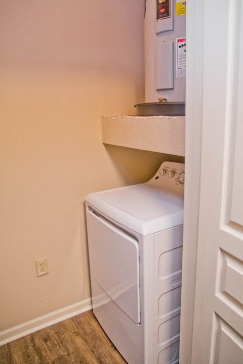 In Home Stacked Washer/Dryer at The Manor Homes of Eagle Glen, Raymore