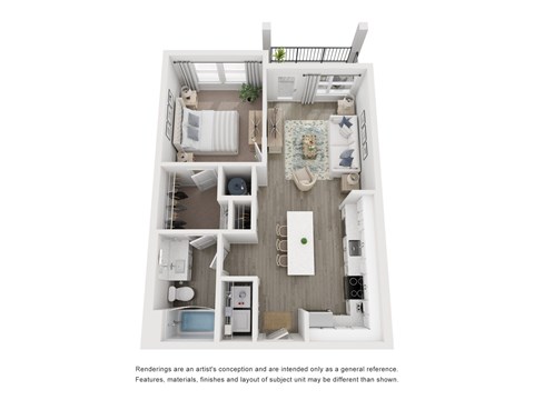 A1 Floor Plan at Mason Stuart, Stuart