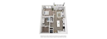 A2 Floor Plan at Mason Stuart, Stuart