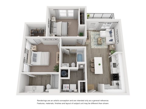 B1 Floor Plan at Mason Stuart, Stuart