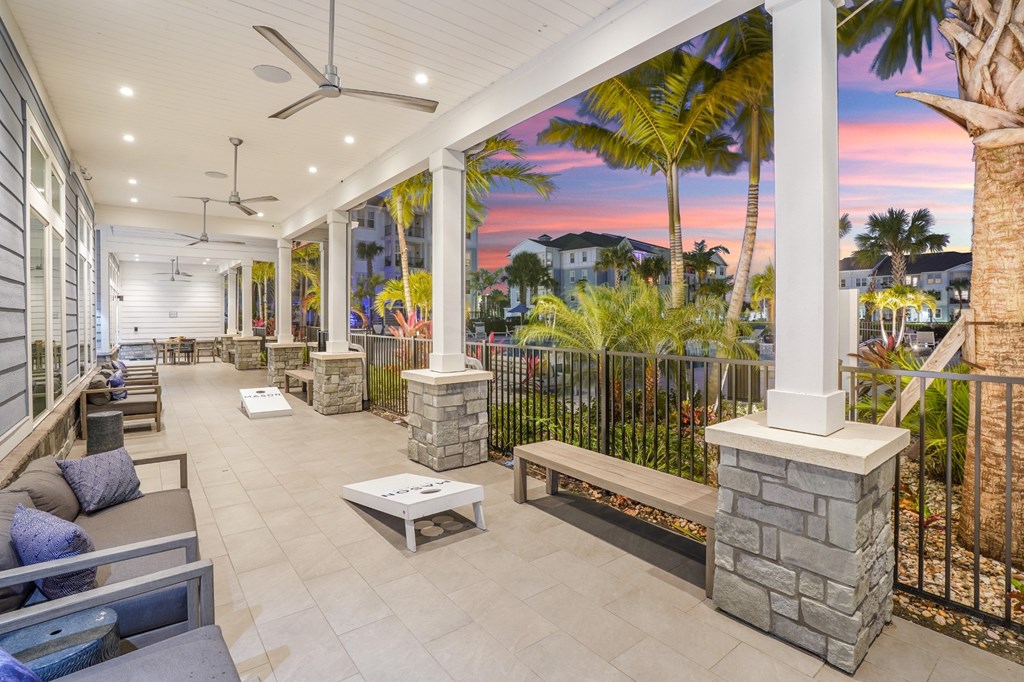 Outdoor Patio at Mason Stuart, Stuart, FL, 34997