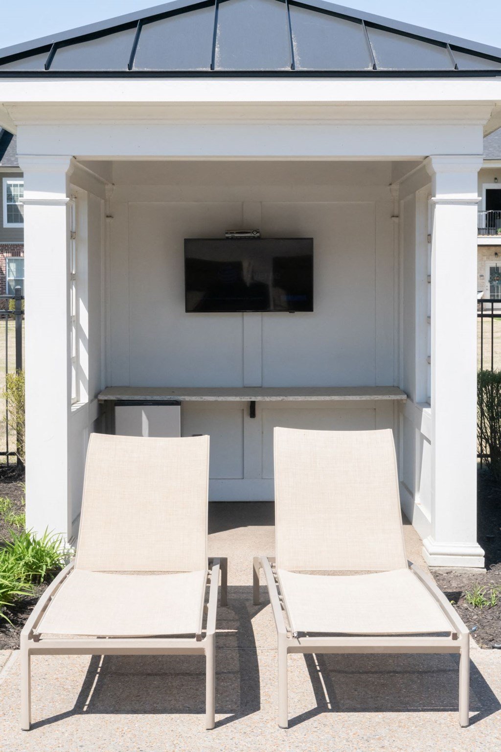 poolside cabana at Meridian Park in Collierville, TN 38017