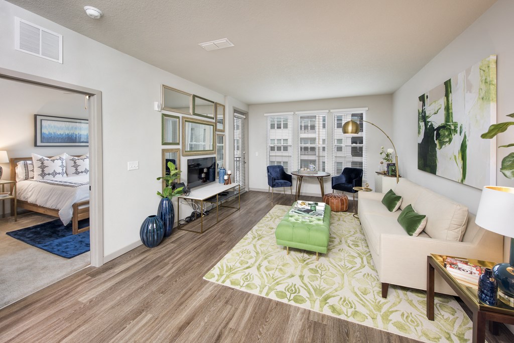 Model Living Room at Maitland City Centre, Florida