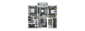 a floor plan image of the aviary apartments in pittsburgh, pa  at Livano Nations, Nashville, Tennessee
