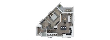 A4 Floor Plan  at Livano Norfolk, Norfolk, 23502
