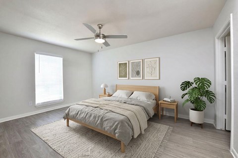 Bedroom at Normandy Woods, Texas