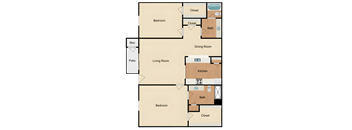 Maplewood Floorplan at Normandy Woods, Houston, 77015