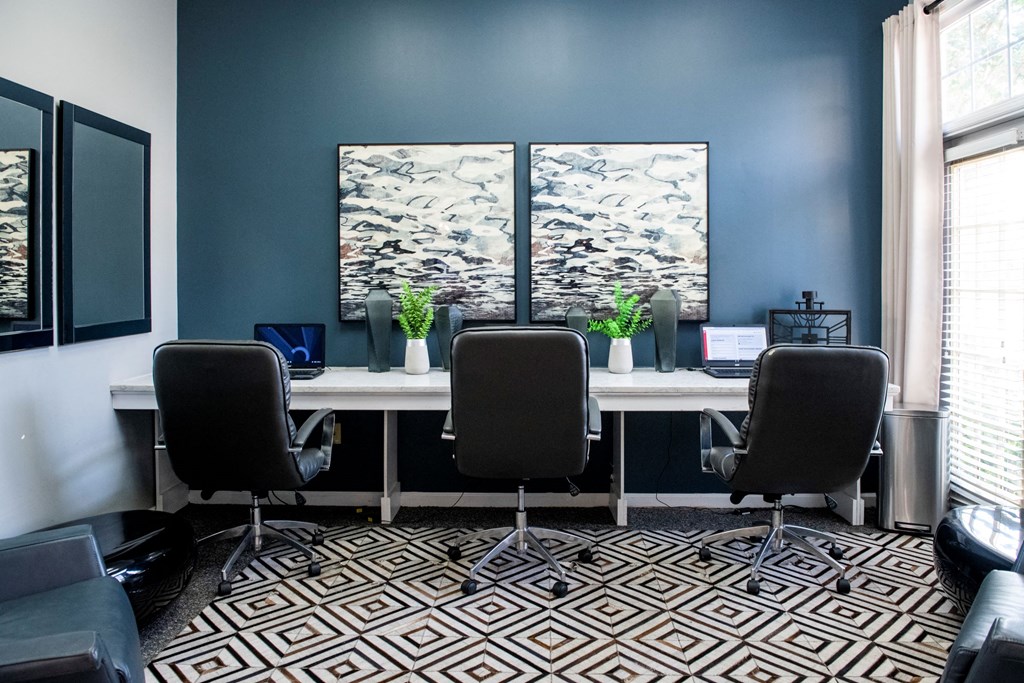 Business Center at One Rocky Ridge Apartment, Georgia