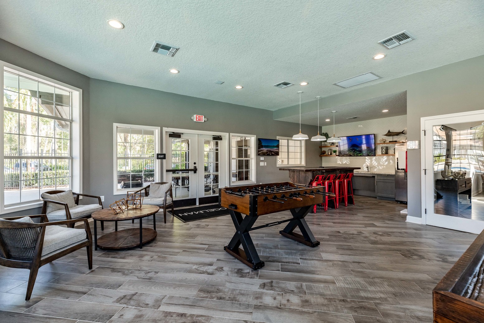 Game Room - Mrs. Pac Man, Sand Shuffle Board, and Foosball at Paradise Island, Jacksonville, 32256